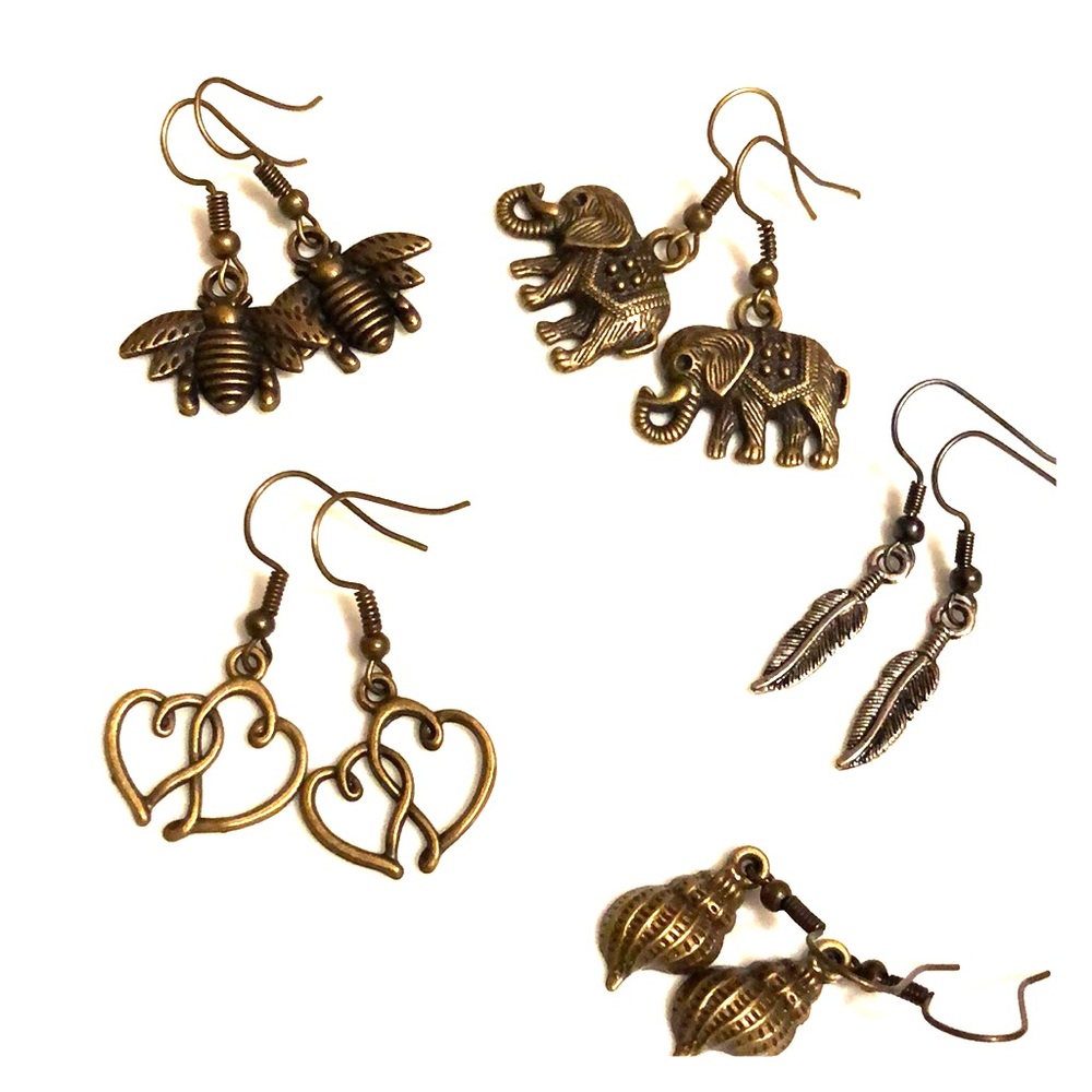 ❤️ 5 Pairs of Earrings❤️